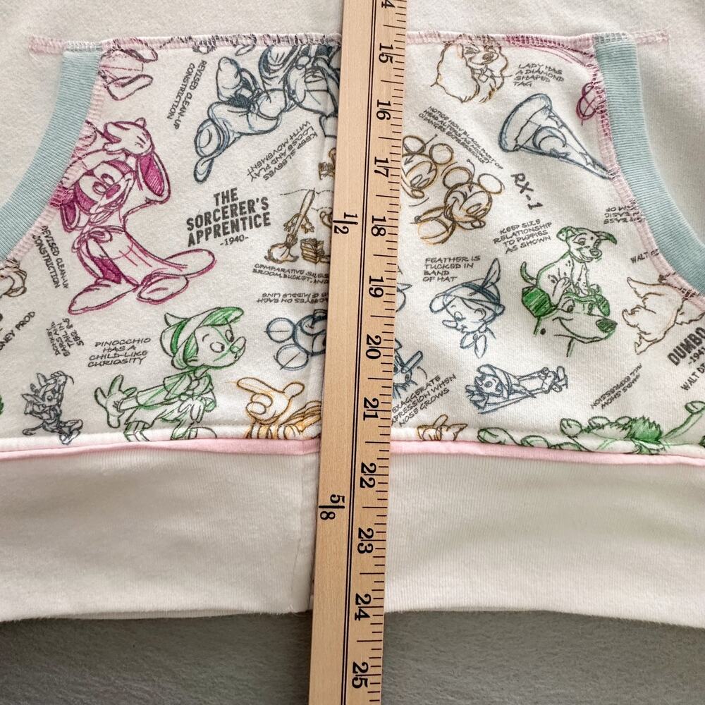 Disney Parks Ink and Paint Castle Full Zip Hoodie Sweatshirt Size XL - Picture 13 of 13